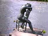 Garden sculpture - girl