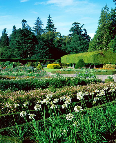 Italian Garden at Glamis Castle