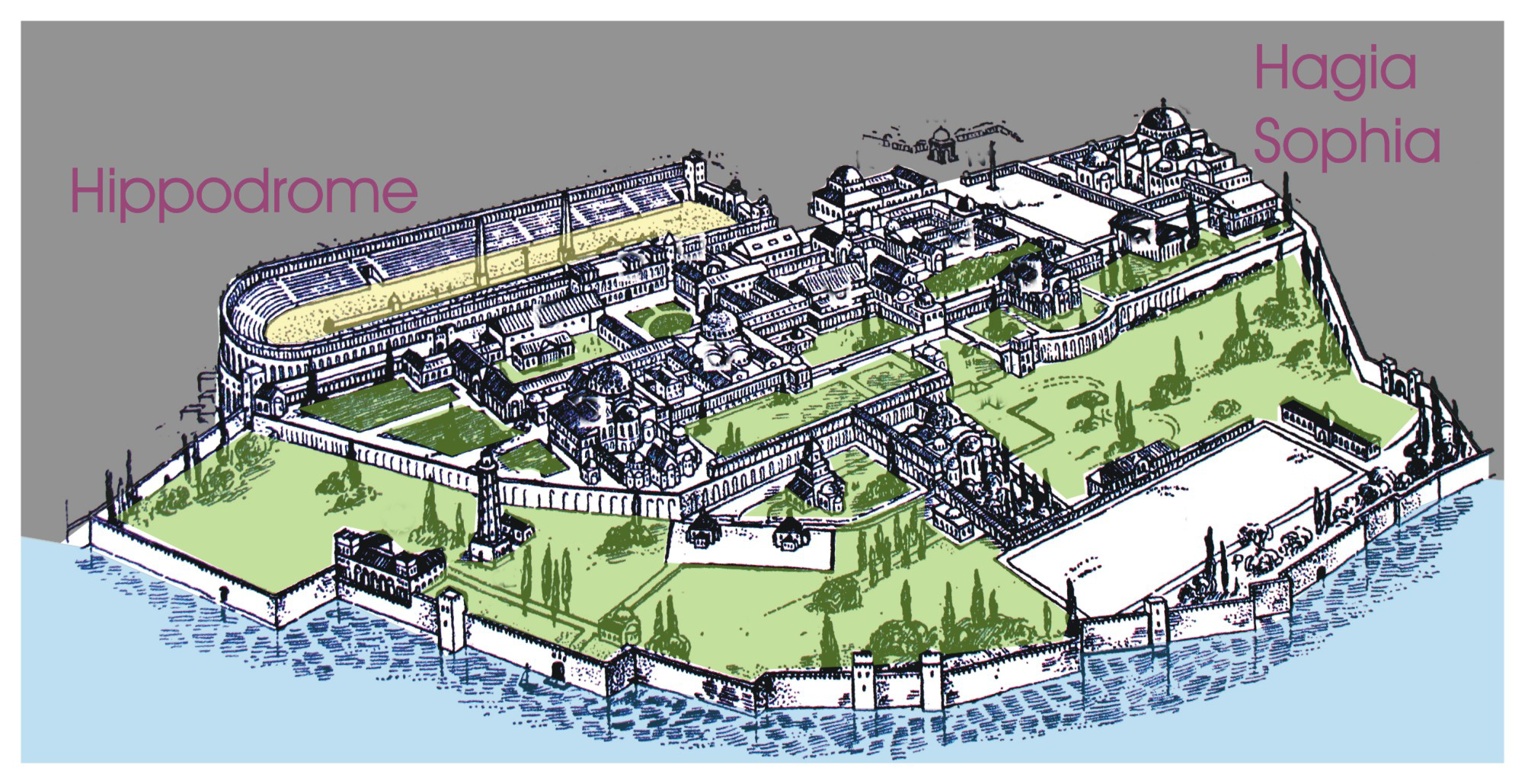 Great Palace, Constantinople Gardenvisit.com