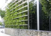 Green wall in Angers, France