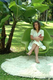 Green Wicker Chair