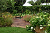 The Unwind Garden, designed by Mike Harvey, Hampton Court Palace Flower Show 2007