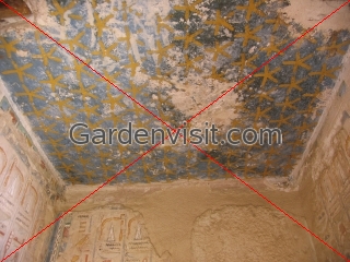 Starry ceiling Hatshepsut Temple