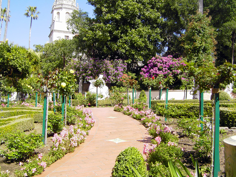 Hearst Castle Gardens, Spring