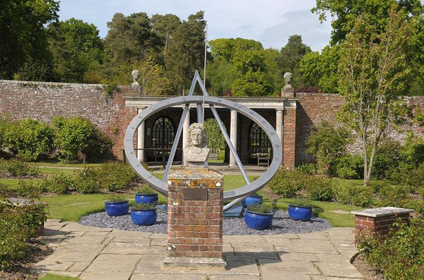 Sundial, Herstmonceux Castle Garden