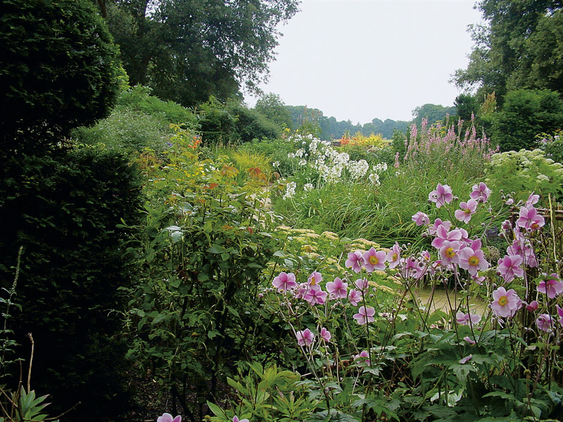 Pink Border, Elliptical Garden