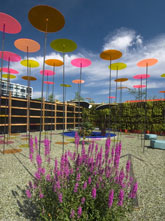 “Between Earth and Sky” designed by Juliette Patterson from the firm CATALYSE URBAINE