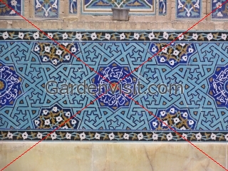 Islamic Tile Yazd Iran