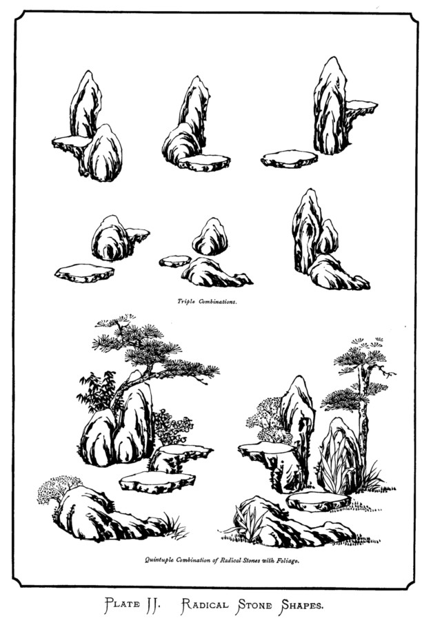 Japan plate ii radical stone shapes