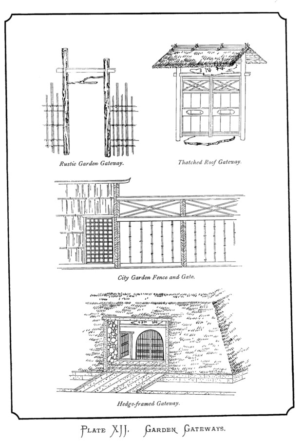 Japan plate xii garden gateways