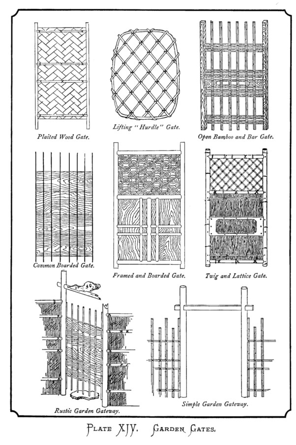 Japan plate xiv garden gates