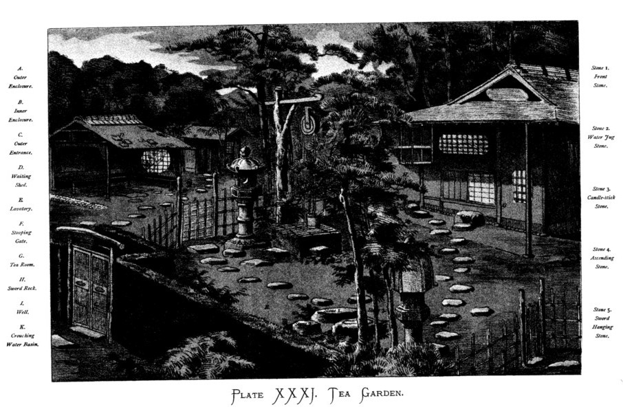 Japan plate xxxi tea garden