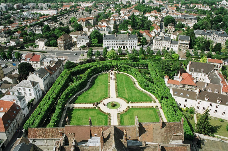 Aerial View of Jardin Bossuet