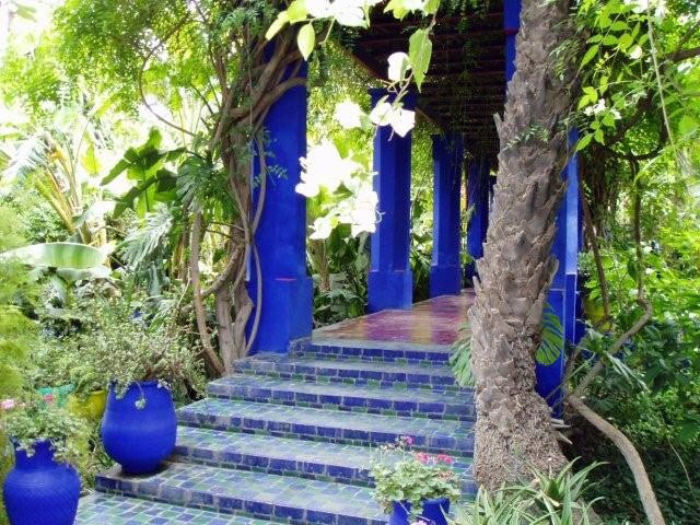 Steps, Jardin Majorelle