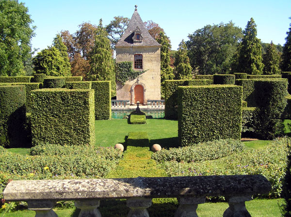 Poolhouse, Jardins du Manoir d'Eyrignac