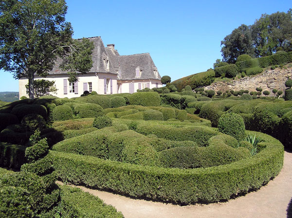 Boxwood hedges at Les Jardins de Marqueyssac