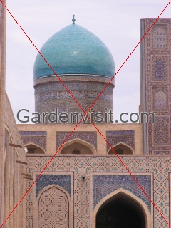 Turquoise blue Kalon Bukhara Uzbekistan