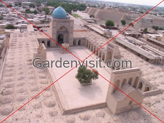 Kalon Mosque Aerial View Bukhara