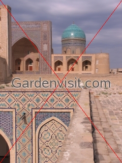 Mosque roof, Kalon Bukhara Uzbekistan