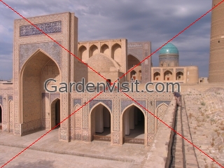 Kalon Mosque roof Bukhara Uzbekistan