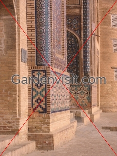 Entrance to madrassah, Kalon Bukhara Uzbekistan
