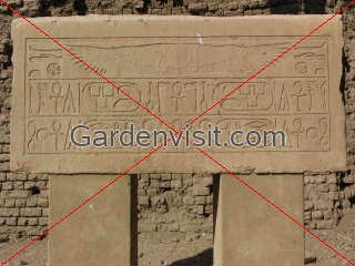 Hieroglyphs at Karnak Temple