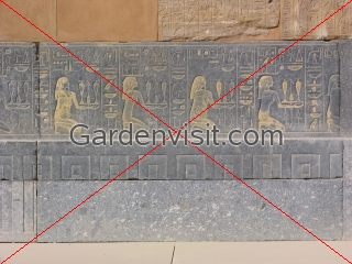 Ceremonial offering at Karnak Temple