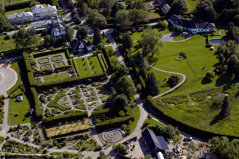 Aerial View of Kingsbrae Garden
