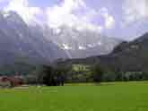 Land in the mountains