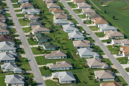 Landscape planning american subdivision