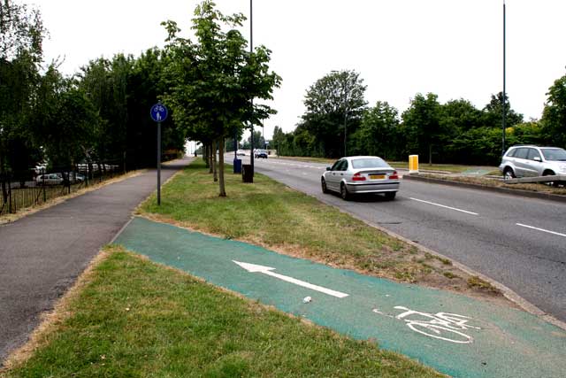 Landscape planning bicycle track