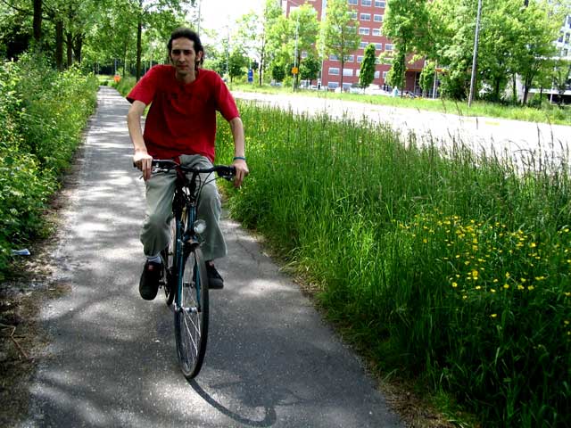 Landscape planning bike path