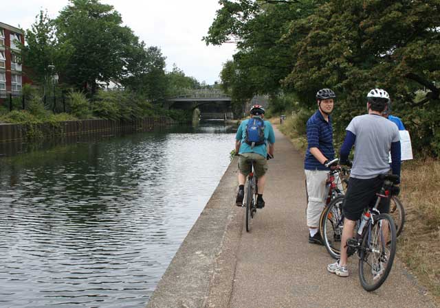 Landscape planning canal cycling