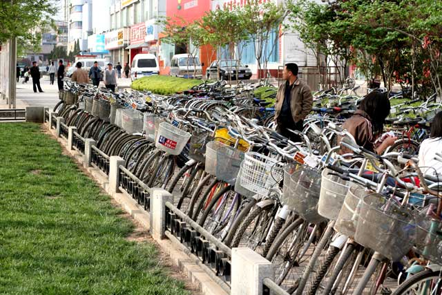Landscape planning cycle parking