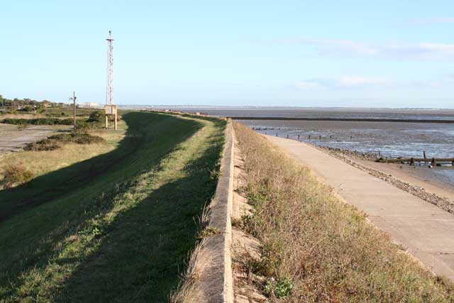 Landscape planning flood embankment