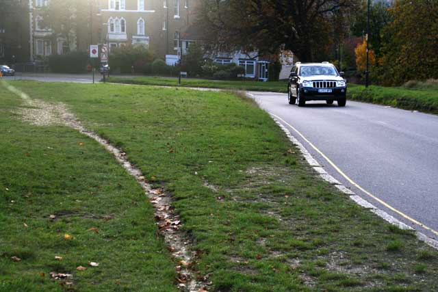 Landscape planning footpath