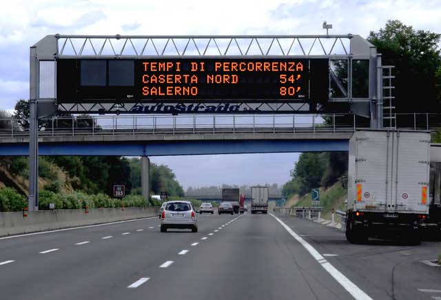Landscape planning highway italy