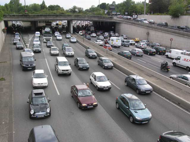 Landscape planning highway paris