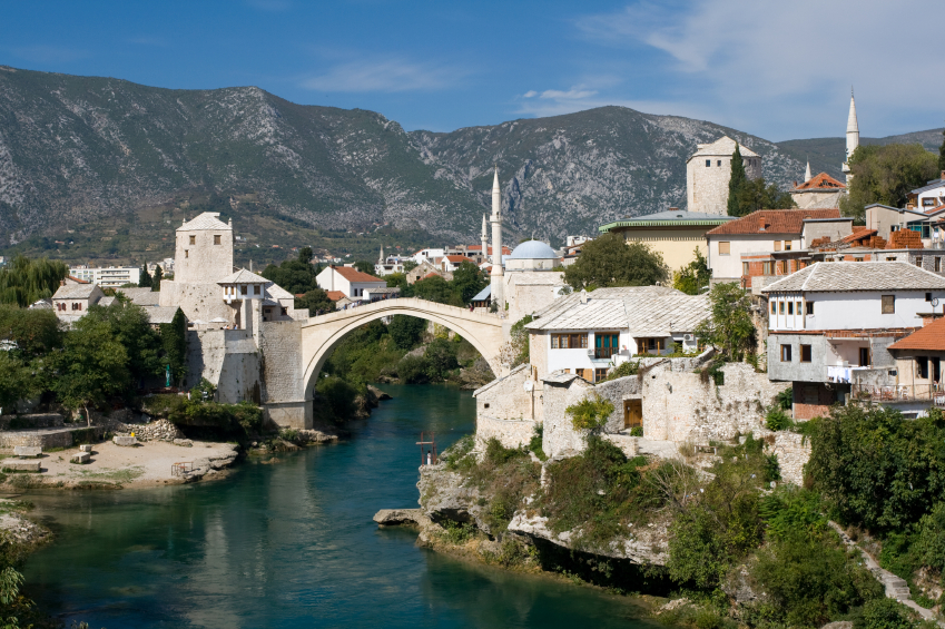 Landscape planning mostar bridge