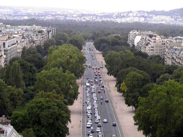 Landscape planning paris boulevard