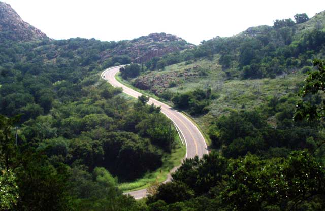 Landscape planning scenic road