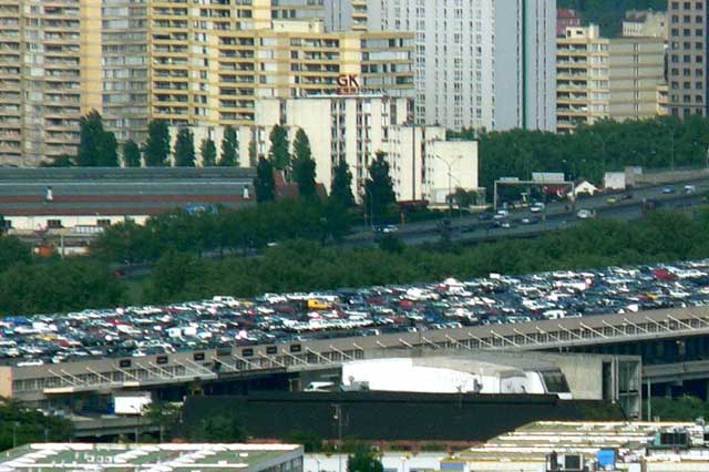 Landscape planning traffic jam