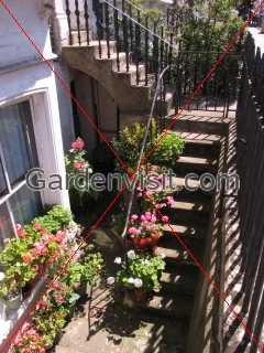London Basement Steps