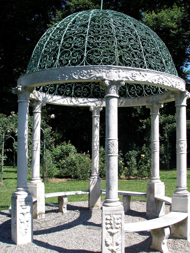 Gazebo in Rose Garden