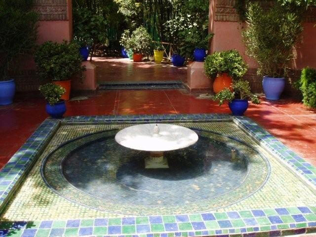 Circular Pool, Jardin Majorelle