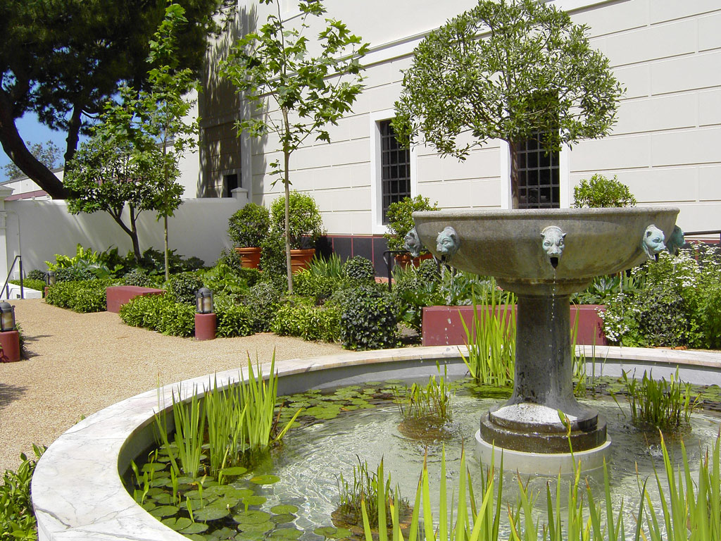 Pond, Getty Villa Malibu