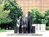 Karl Marx and Frederich Engels