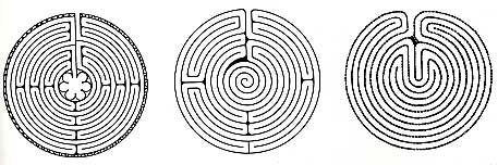 Three mazes