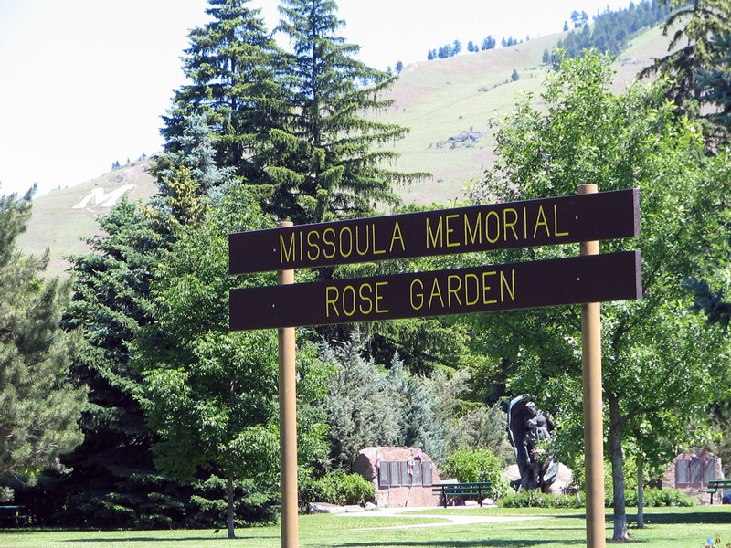 Memorial Rose Garden, Missoula