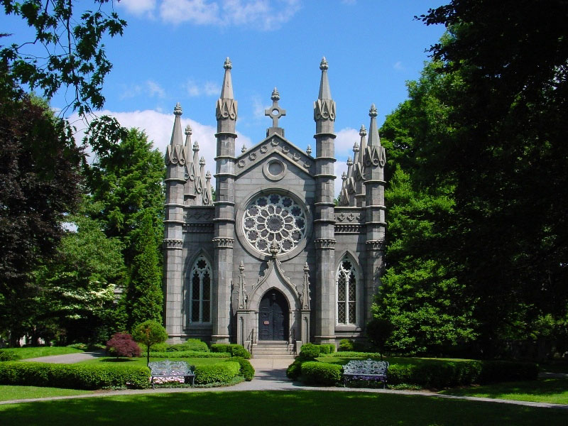 Mount Auburn Cemetery Garden, Massachusetts